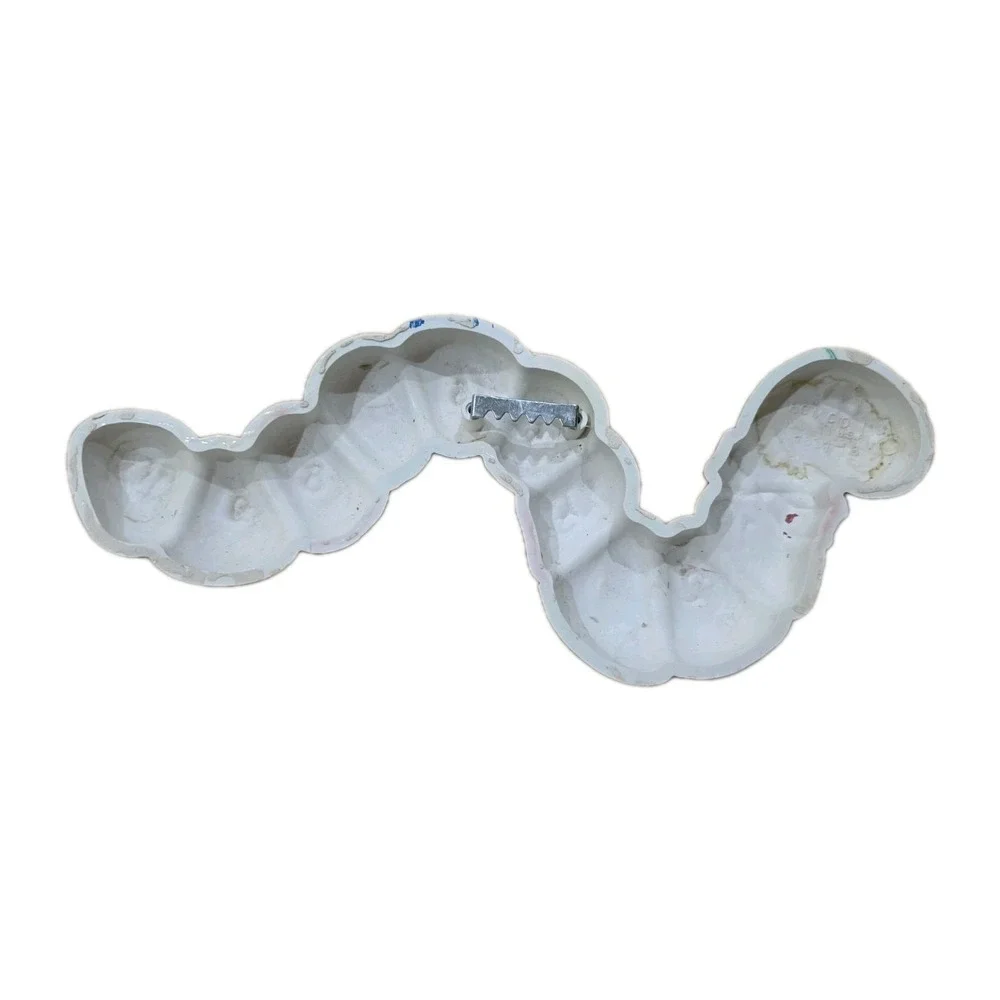 VTG Homco Rainbow Caterpillar Wall Hanging Nursery Decor 1-10 Worm Kidcore‎ MCM